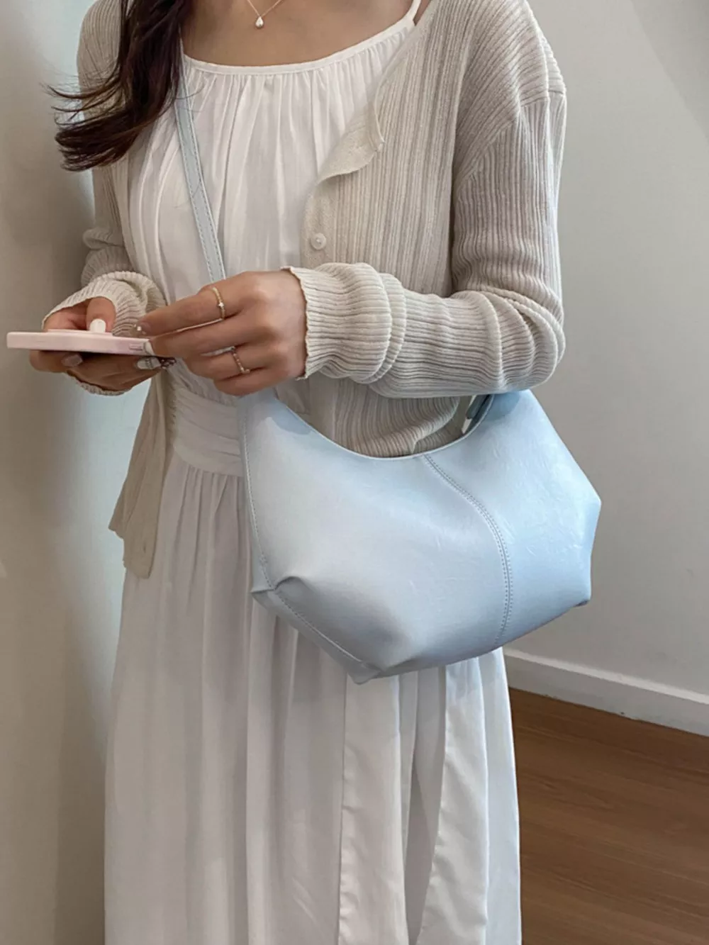 Adjustable Strap Crossbody Bag, image 4