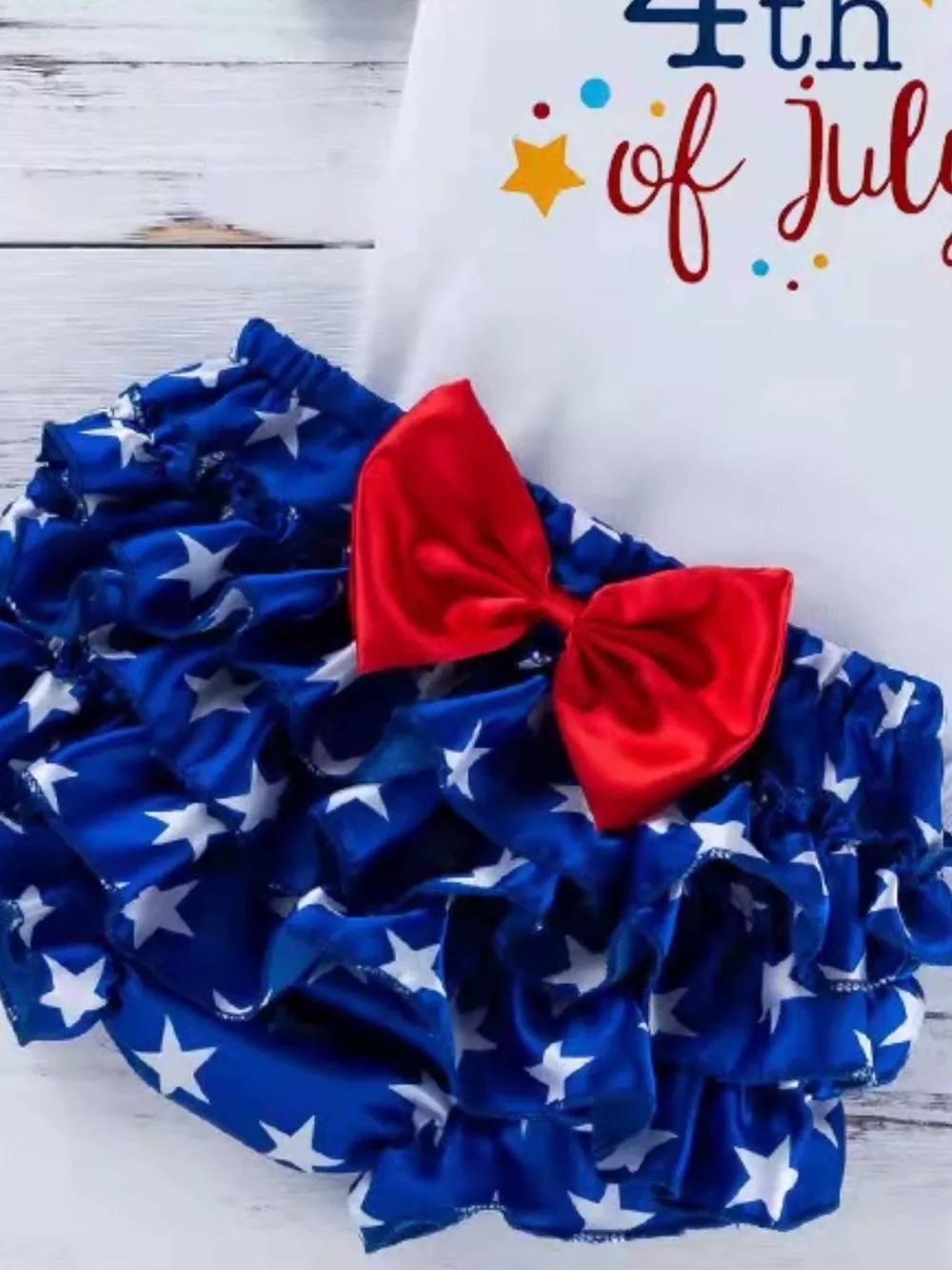 Children's Little Miss America Patriotic Outfit Set, image 12