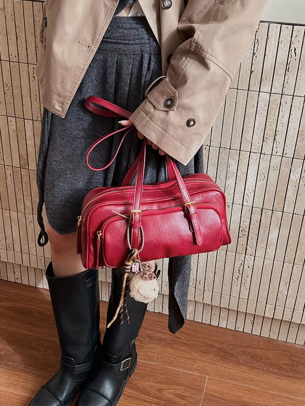PU Leather Shoulder Bag, image 2