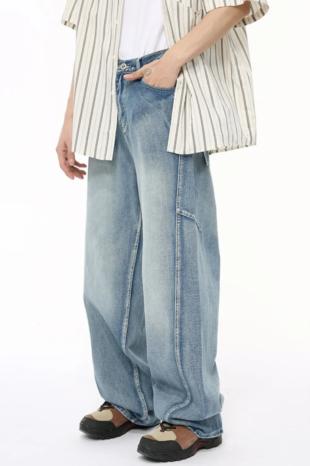 Mid Rise Wide Leg Jeans, image 2