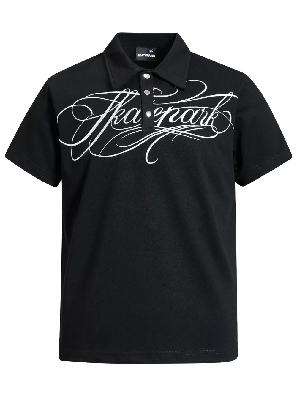 Men's Letter Embroidered Short Sleeve Polo, image 4