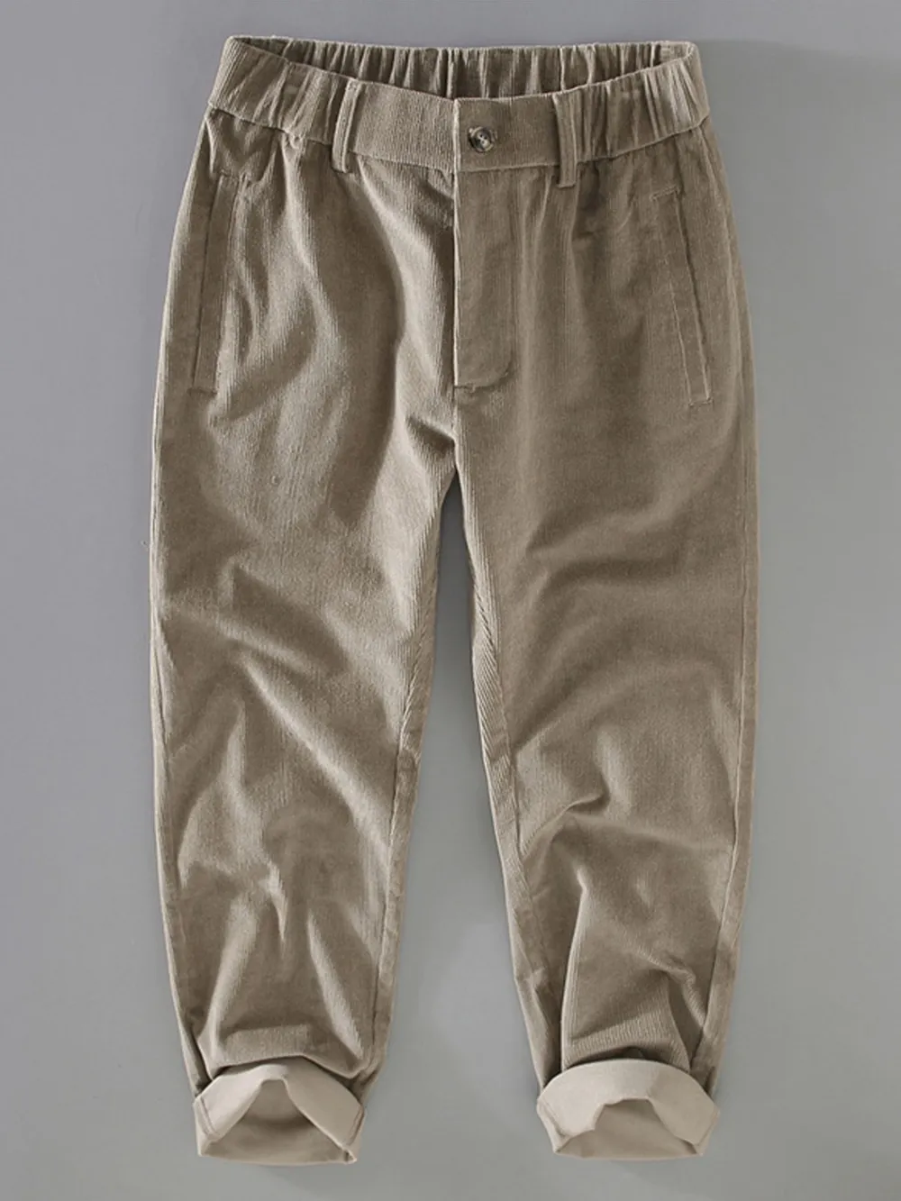 Men's Plus Size Loose Fit Corduroy Pants, image 5