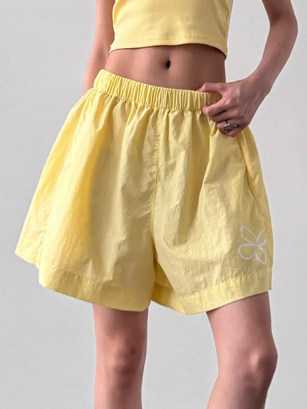 Elastic Waist Shorts, image 3