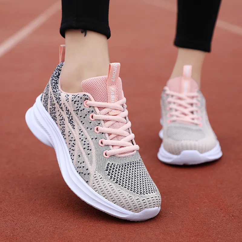 Breathable Mesh Lace Up Athletic, image 2