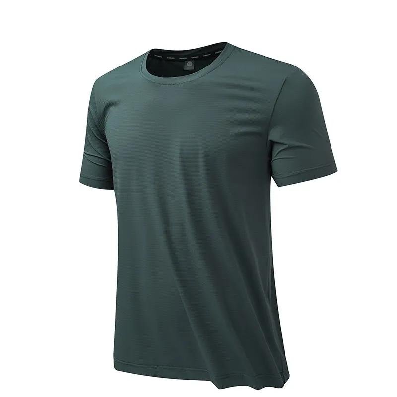 Men's Plus Size Quick-Dry Round Neck Athletic T-Shirt