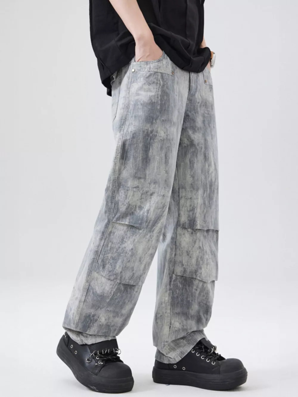 Men's Wide Leg Pants, image 4
