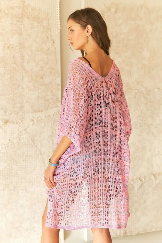 Crochet Cover Up Tunic Top, image 3