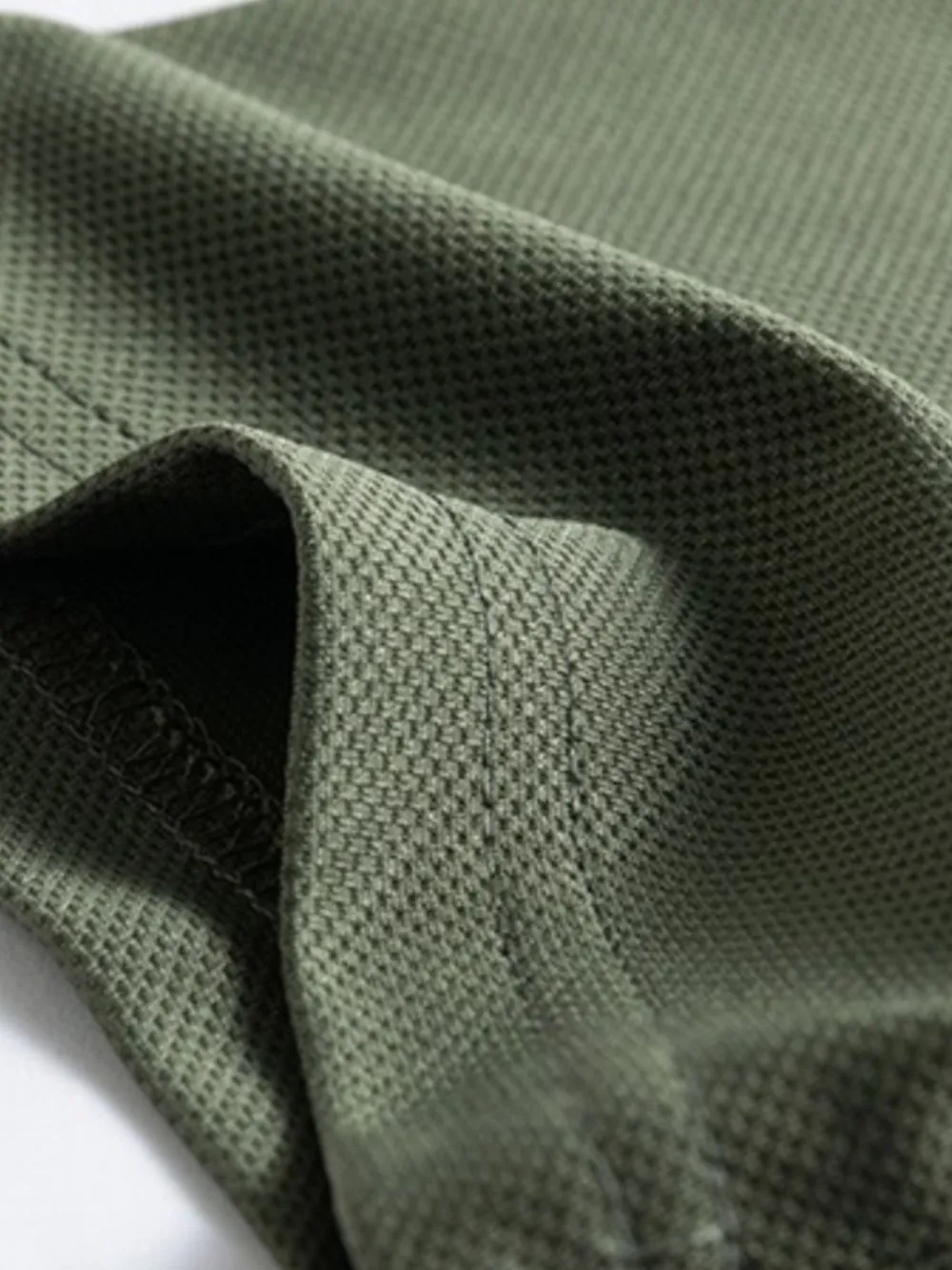 Men's Plus Size Button Detail Short Sleeve Polo, image 4