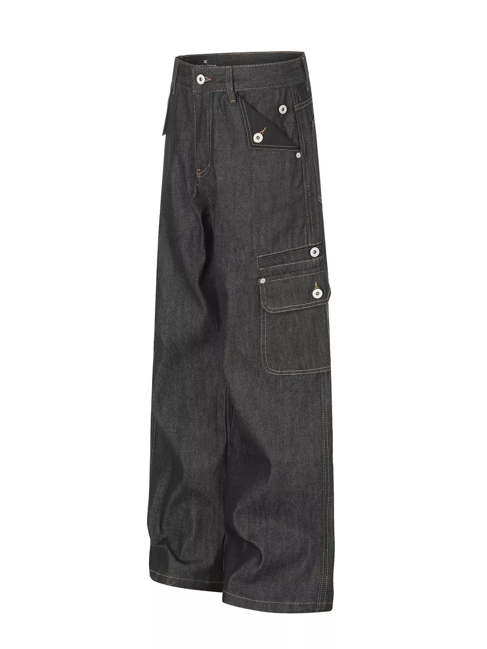 Men's High-Waisted Wide-Leg Jeans, image 2