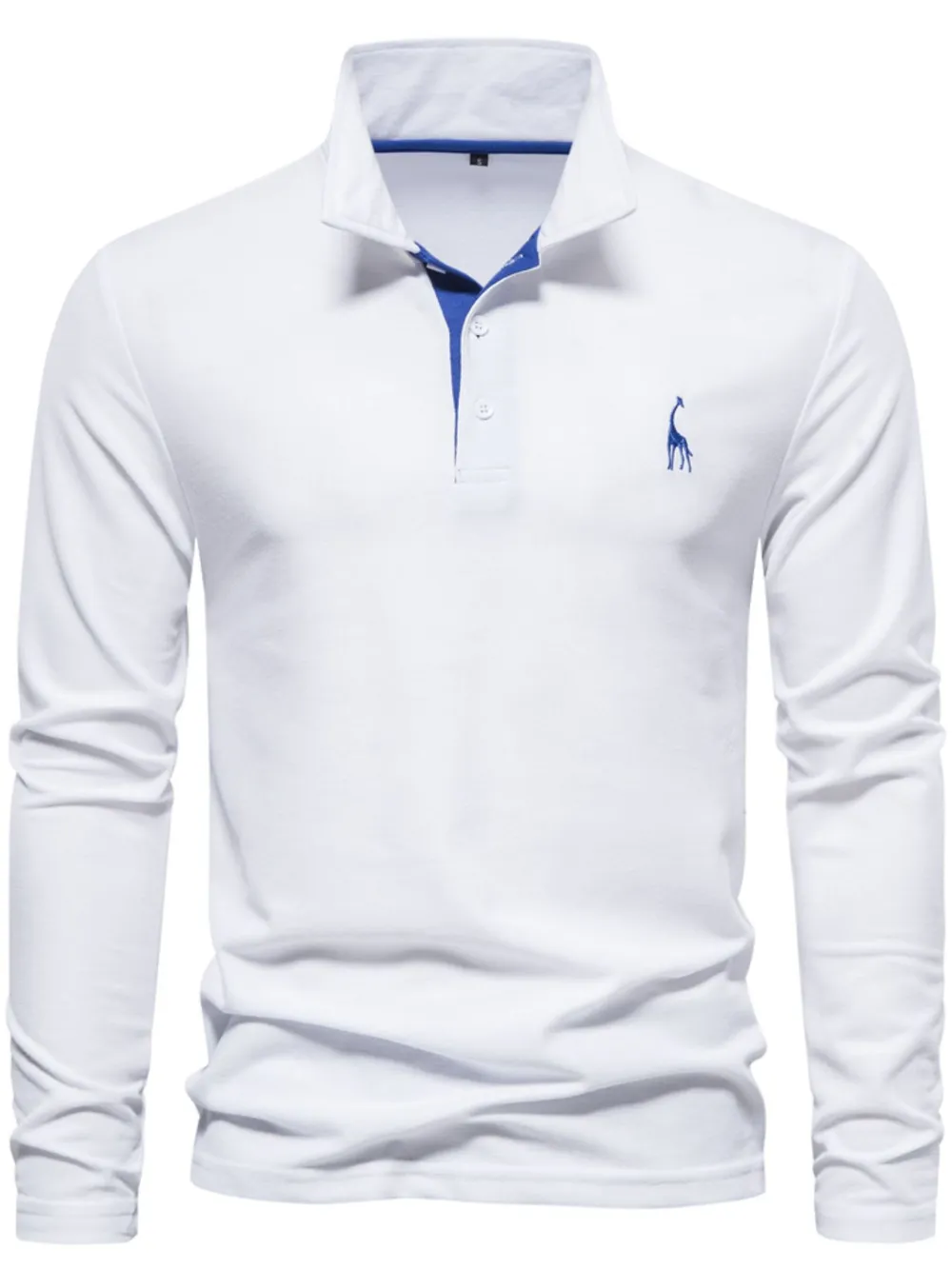 Men's Slim Fit Long Sleeve Polo, image 2