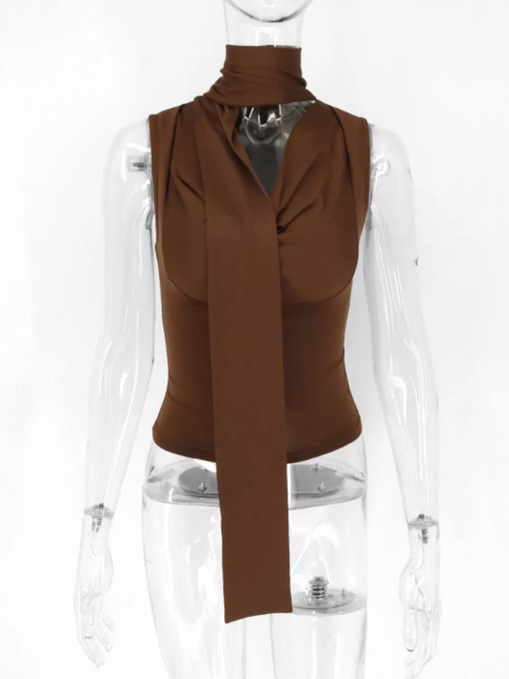 Cowl Neck Ruched Cami, image 20