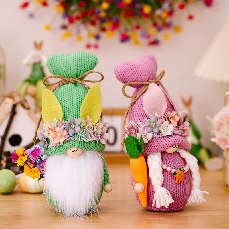 Easter Knit Faceless Doll, image 5
