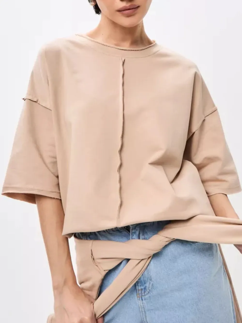 Round Neck Half Sleeve T-Shirt, image 10