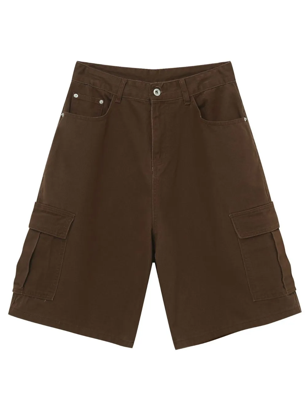 Men's Mid Rise Denim Shorts with Cargo Pockets, image 10