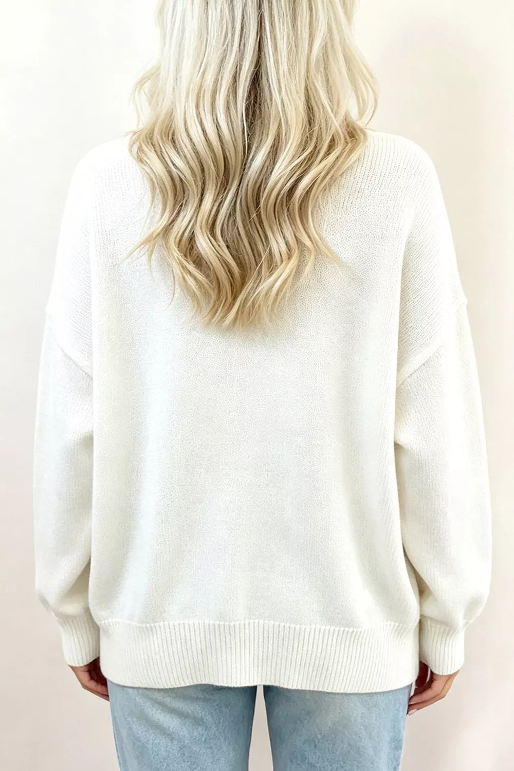 Puppy Graphic Round Neck Sweater, image 2