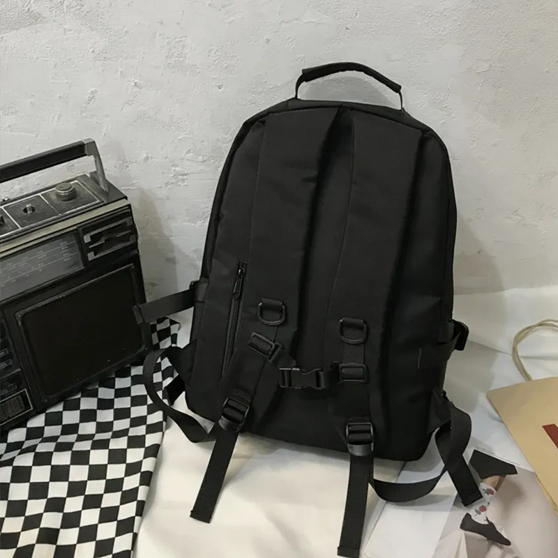 Oxford Cloth Adjustable Straps Backpack Bag, image 4