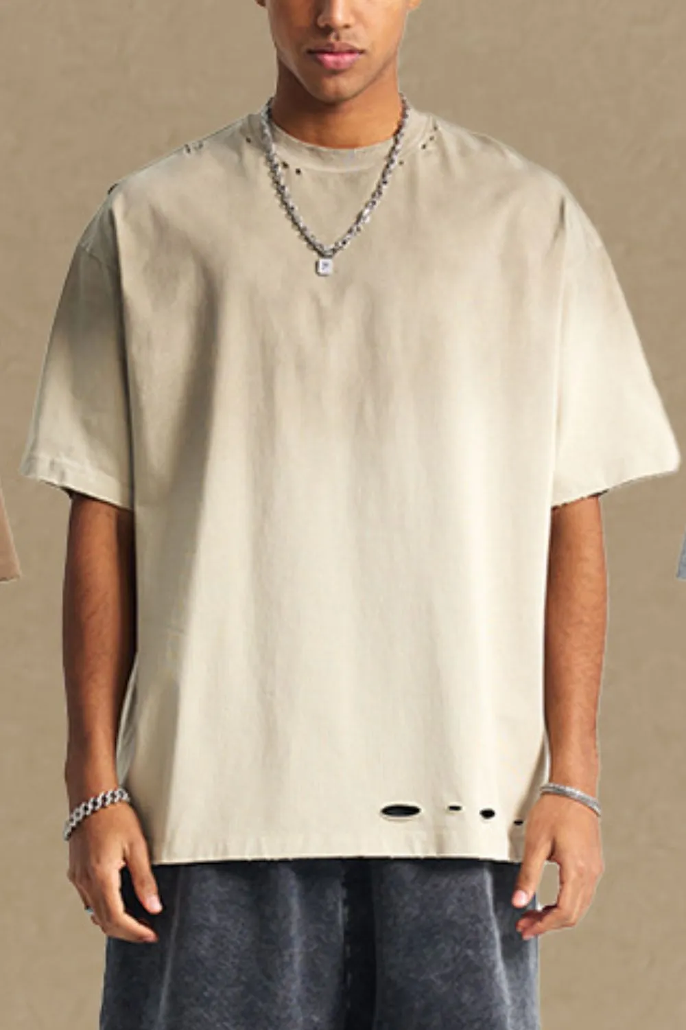 Men's Round Neck Half Sleeve T-Shirt, image 2