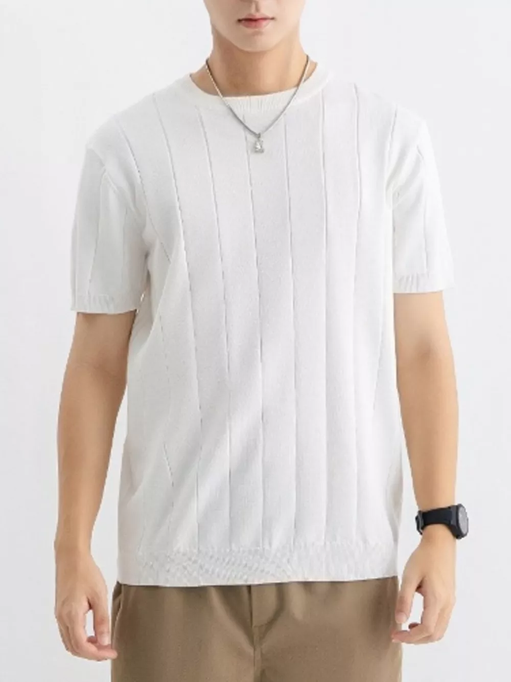 Men's Plus Size Breathable Short Sleeve T-Shirt, image 6