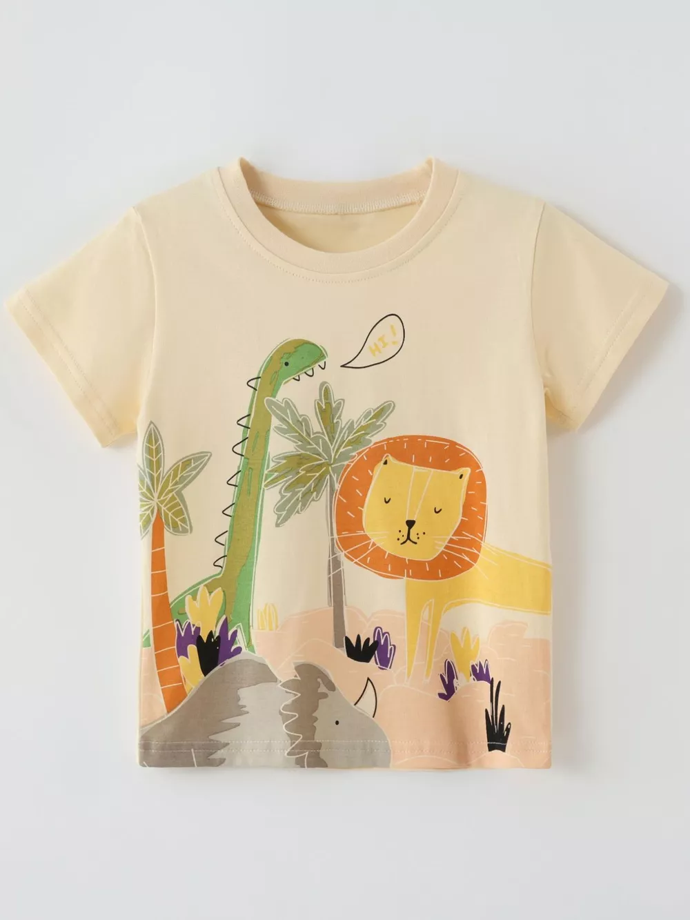 Children's Animal Print Short Sleeve T-Shirt, image 2