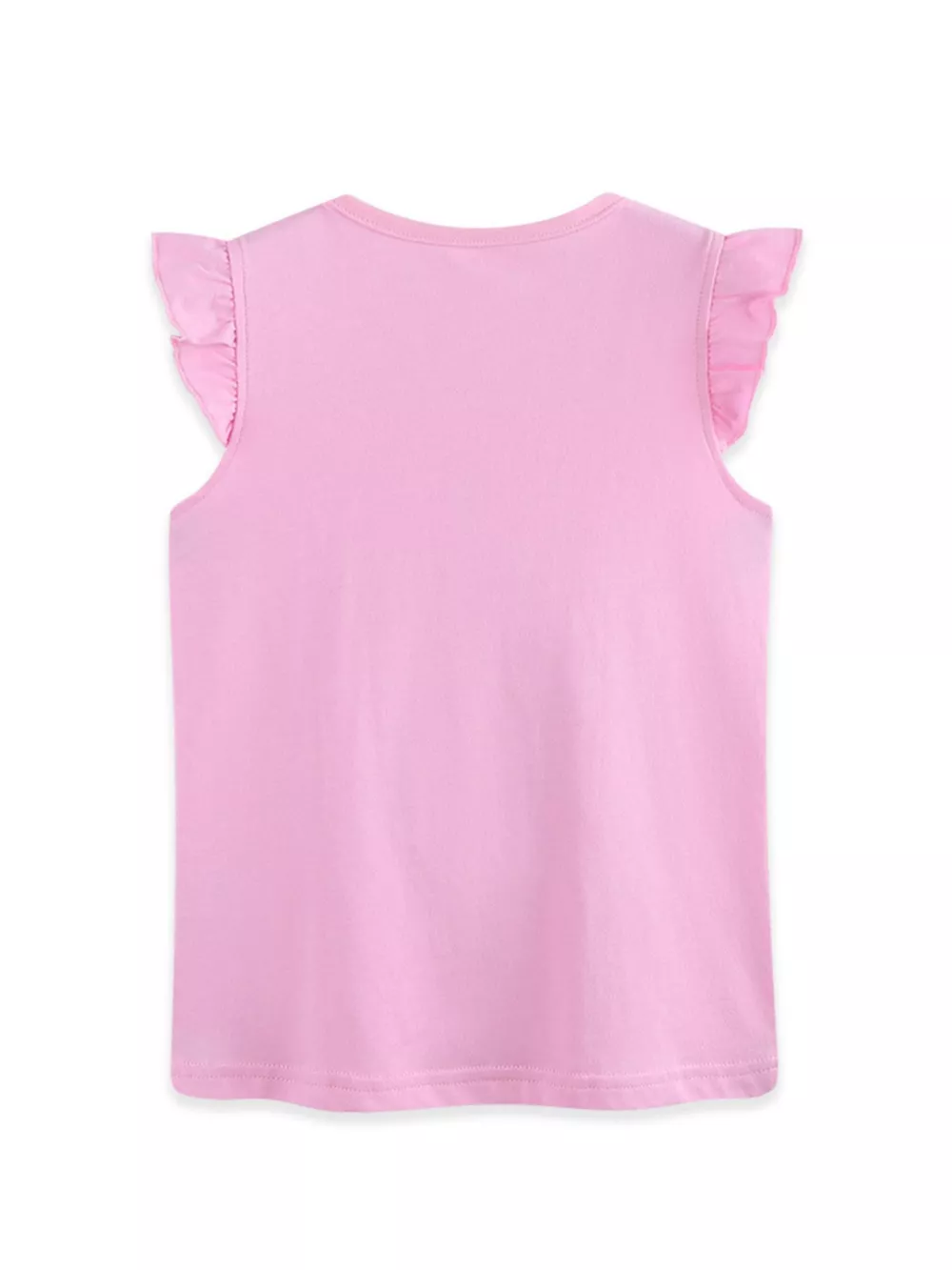 Children's Cute Unicorn Graphic Ruffle Sleeve T-Shirt, image 5