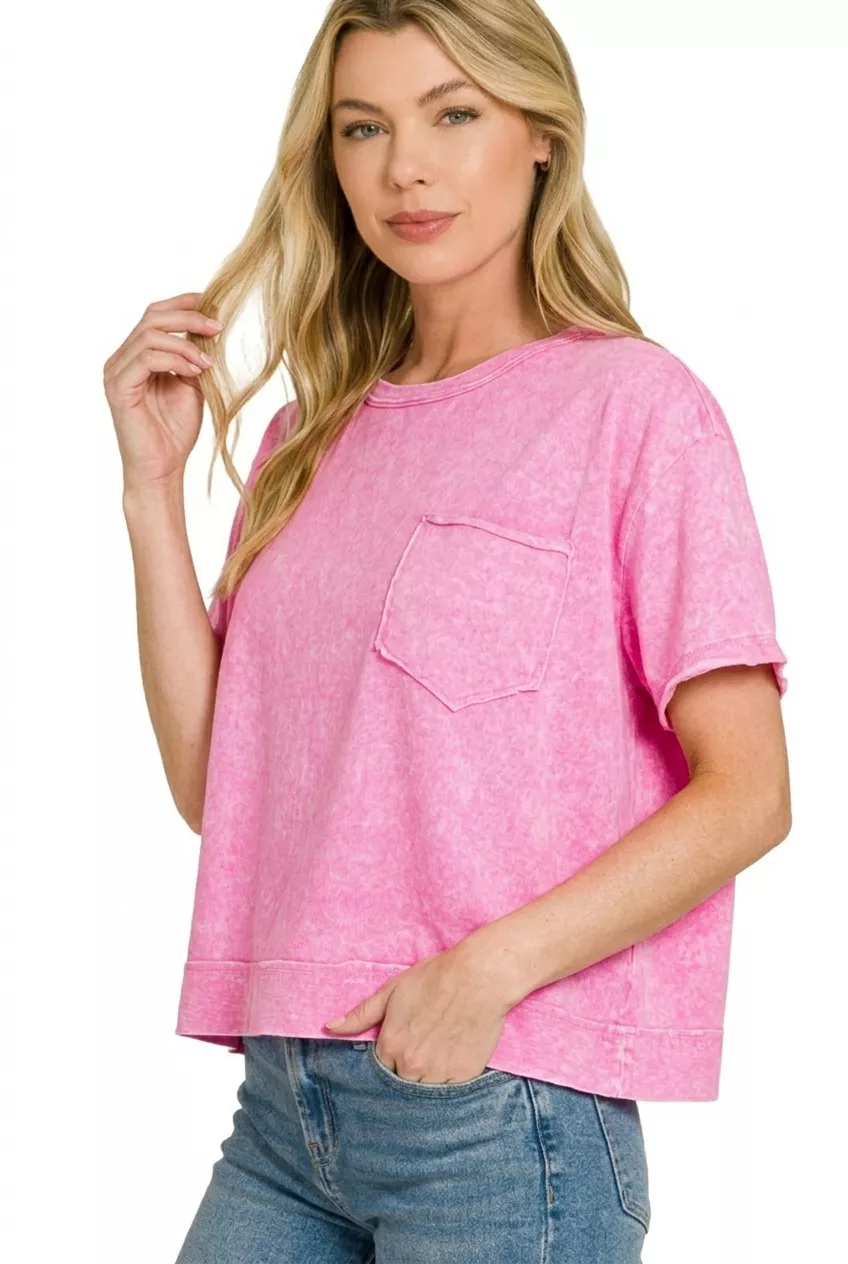 Halo Washed Oversized Top, image 2