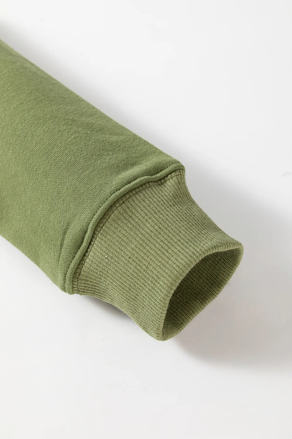 Solid Color Round Neck Long Sleeve Sweatshirt, image 9