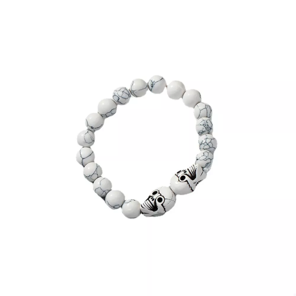 Halloween Skull Beaded Bracelet, image 5