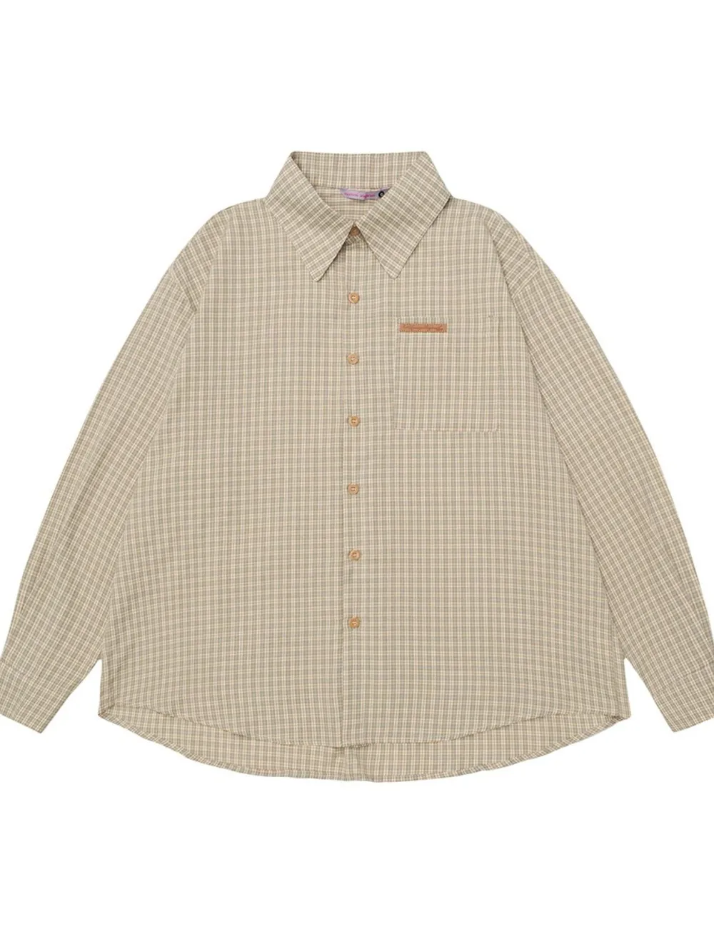 Men's Classic Plaid Button-Down Oversized Shirt, image 3