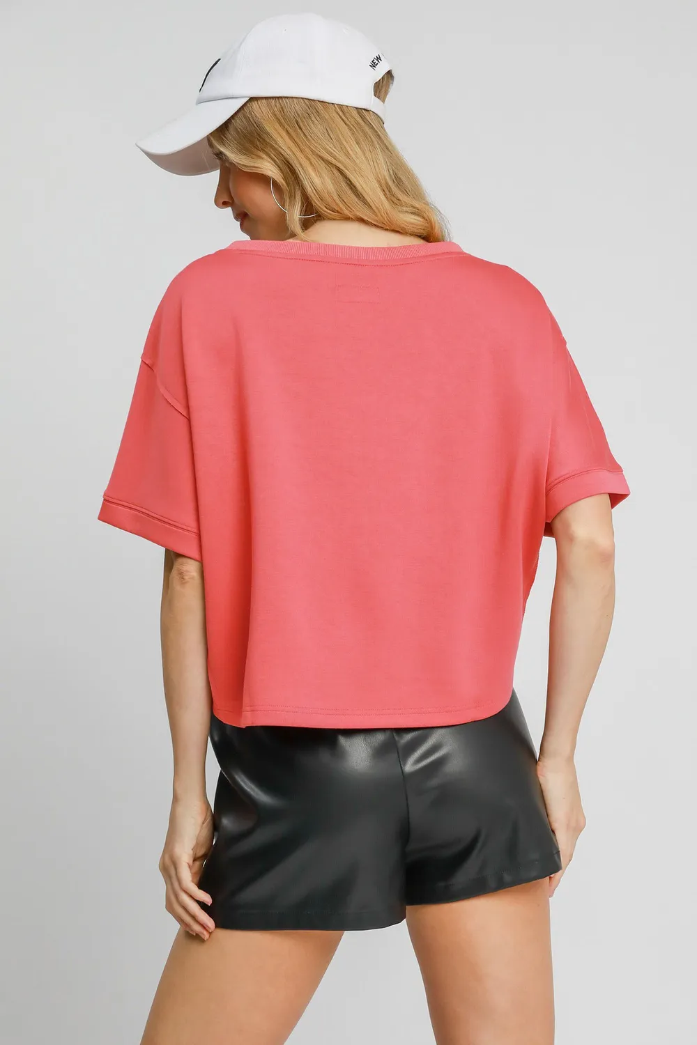 Full Size Lightweight Cropped Sweatshirt Plus Size, image 2