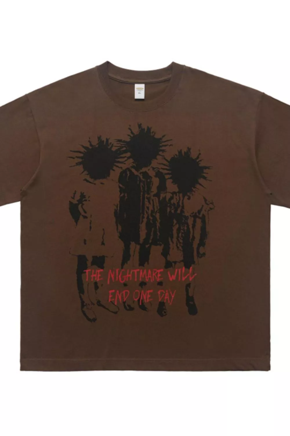 Men's Graphic Round Neck Oversized T-Shirt, image 6