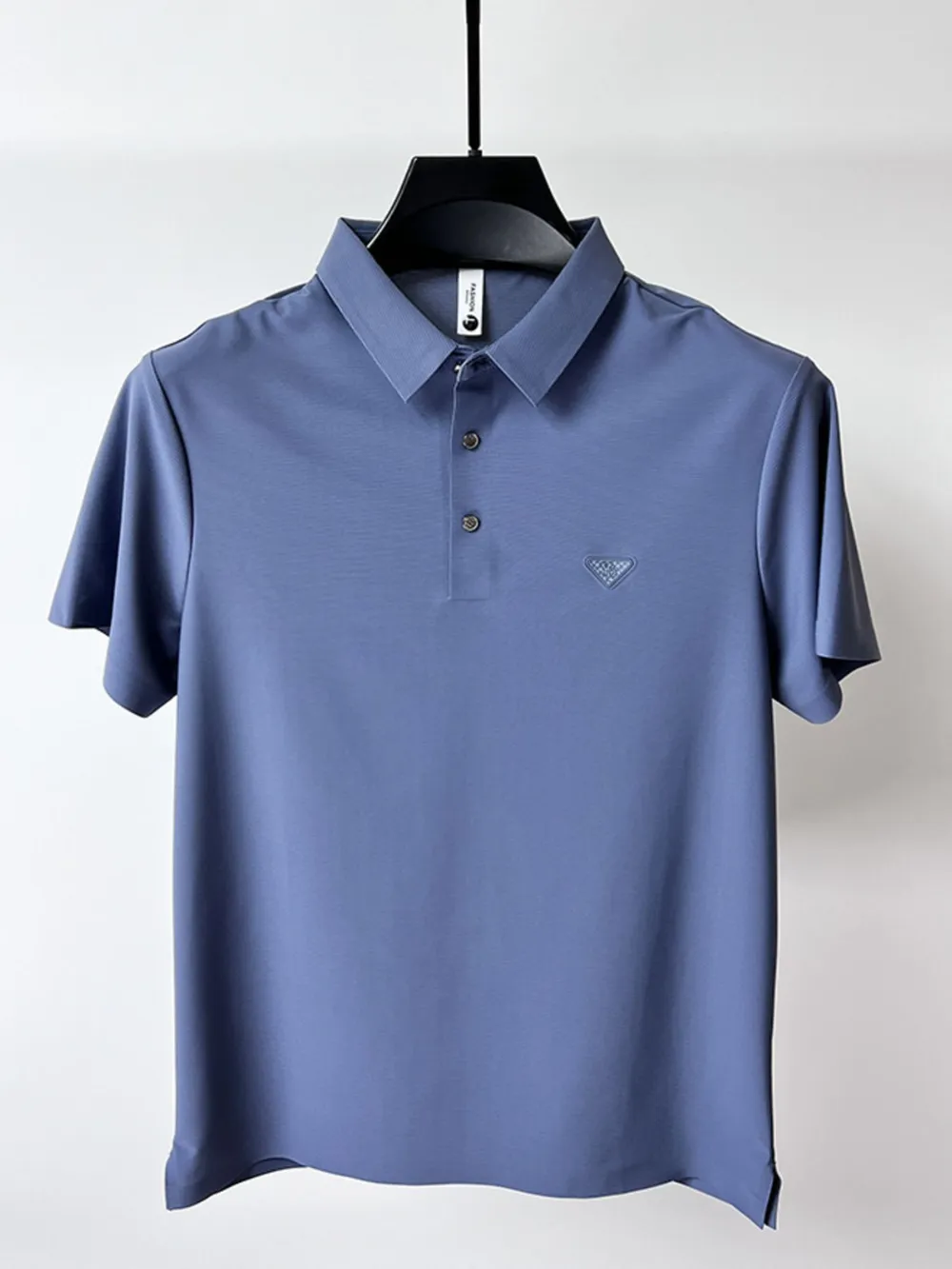 Men's Plus Size Short Sleeve Casual Polo with Classic Collar, image 5