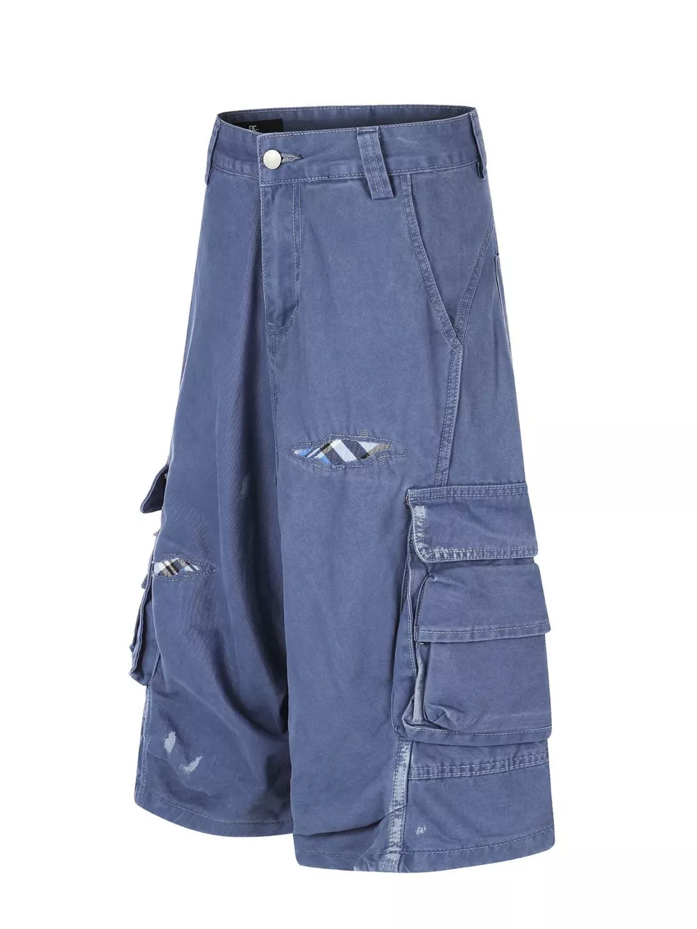 Men's Distressed Cargo Capris, image 2