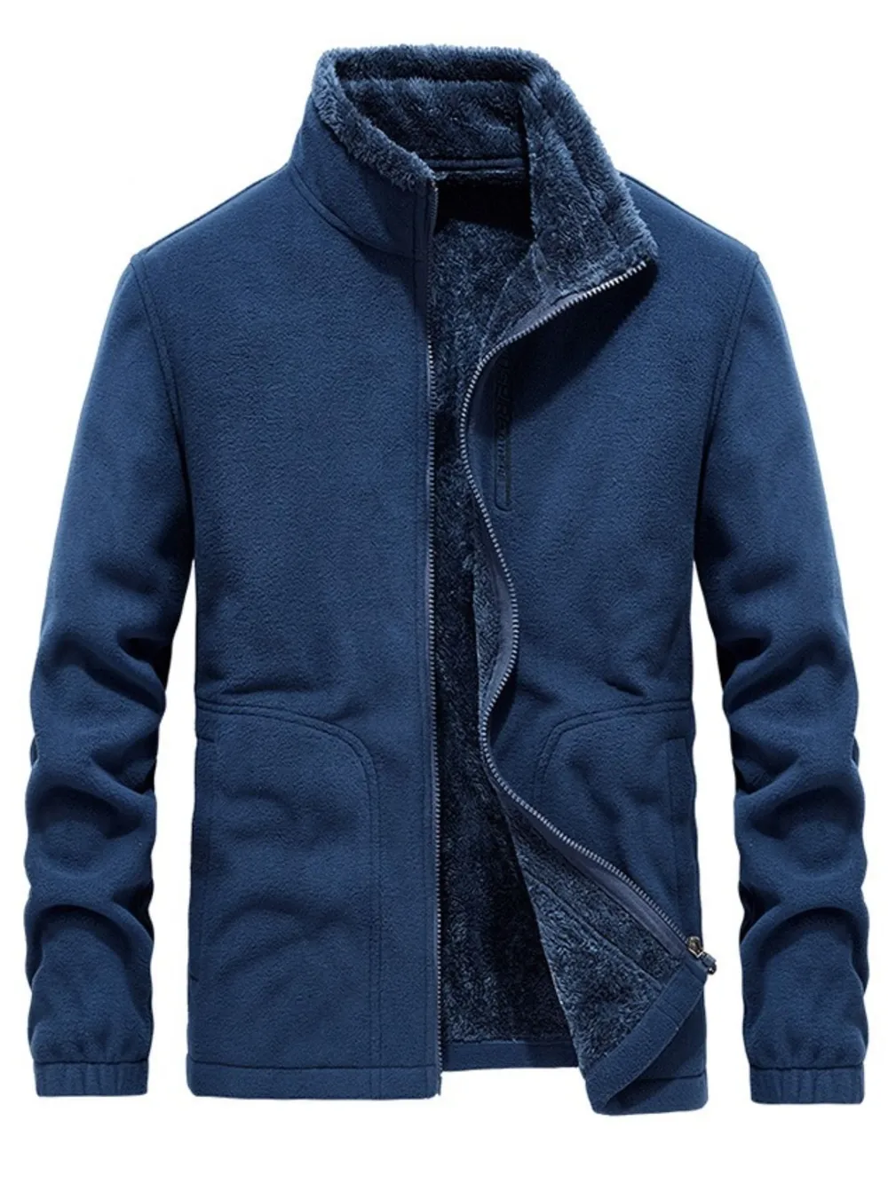Men's Zip Up Long Sleeve Jacket, image 2