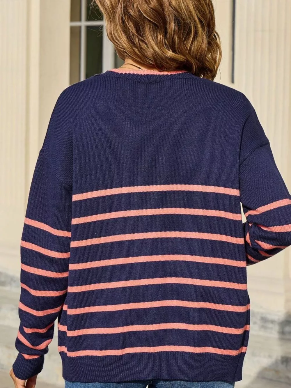 Striped Tie Front Knit Cardigan, image 22