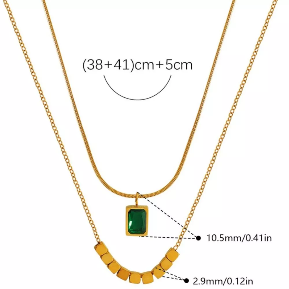 18K Gold-Plated Pendant Necklace, image 3