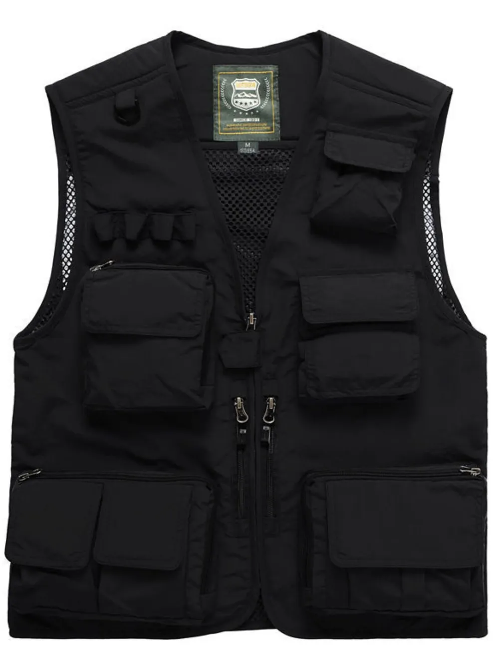 Men's Full Size Mesh Zip Up Vest Plus Size, image 5