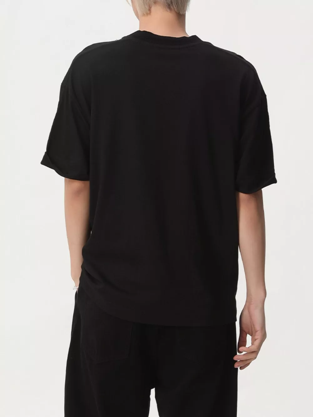 Men's Round Neck Short Sleeve T-Shirt, image 4
