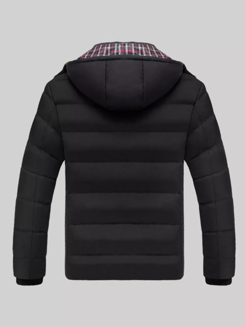 Men's Plus Size Warm Padded Hooded Puffer Jacket, image 3