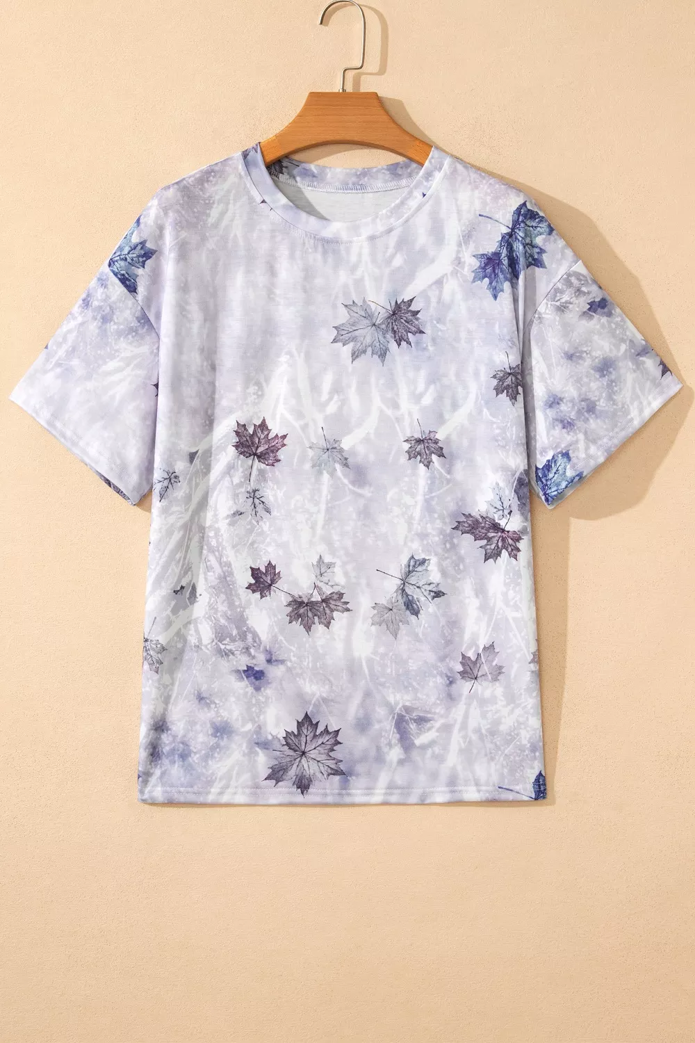 Camouflage Woodland Print Drop Shoulder Tunic Tee, image 3