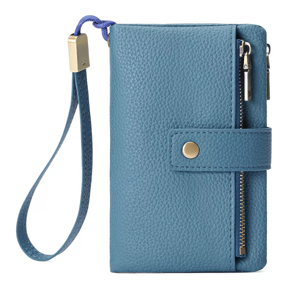 Solid Color Leather Wallet, image 4
