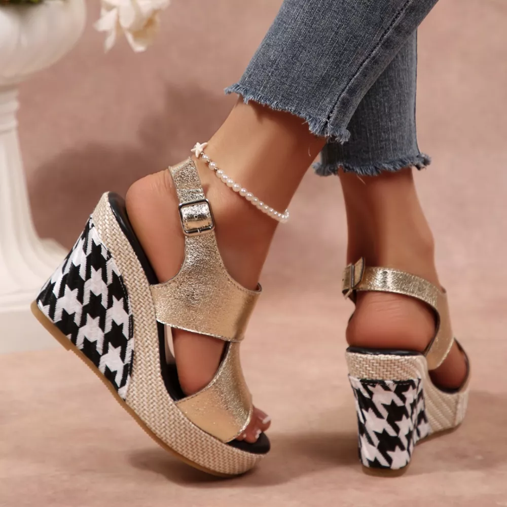Open Toe Wedge Sandals, image 5