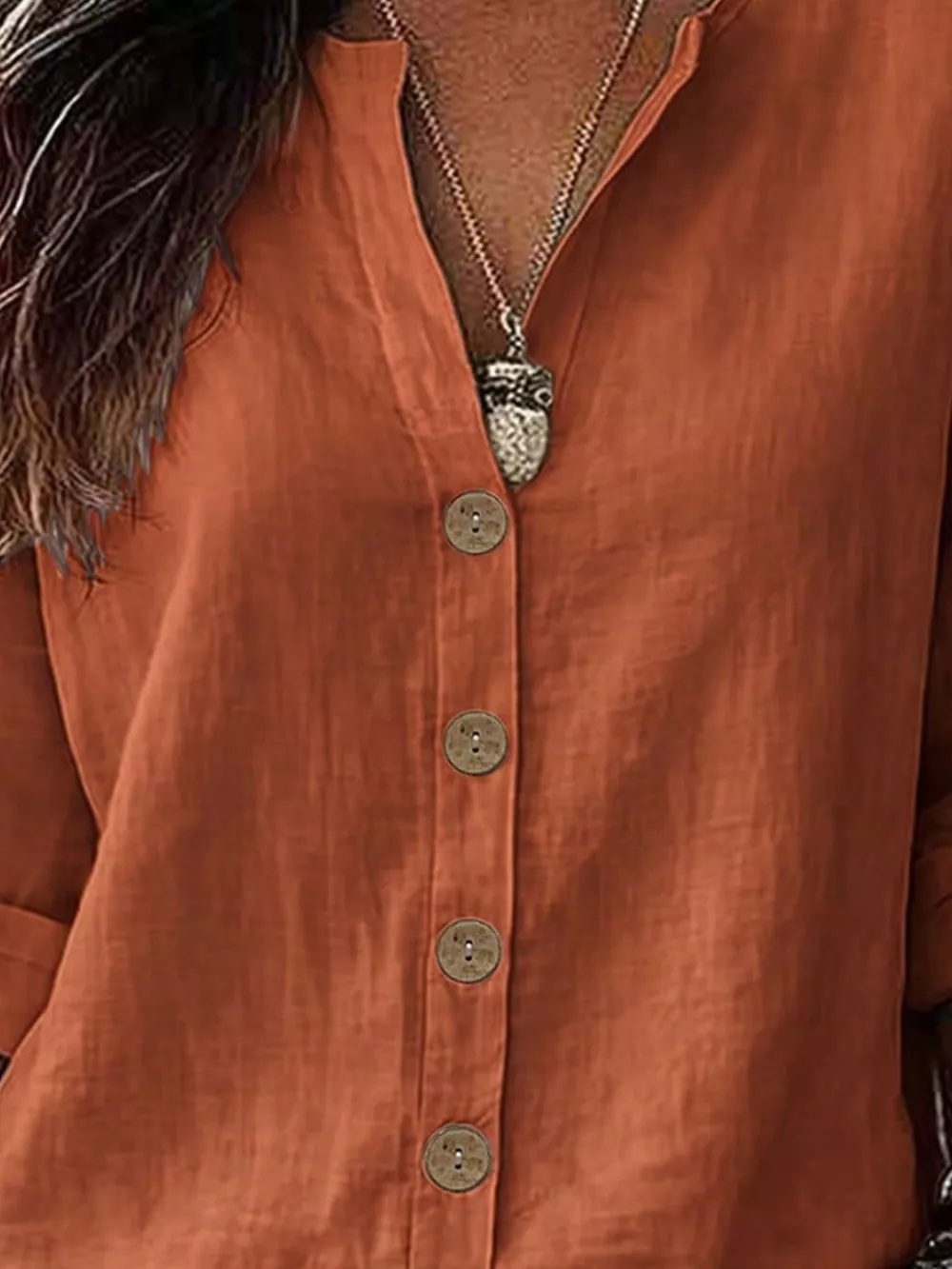 Button Up Long Sleeve Shirt, image 5
