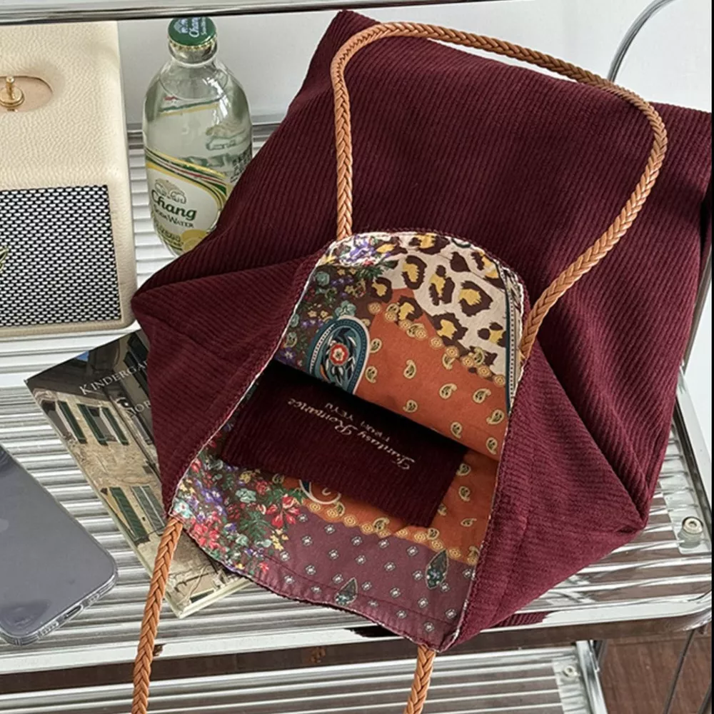 Corduroy Tote Bag, image 2