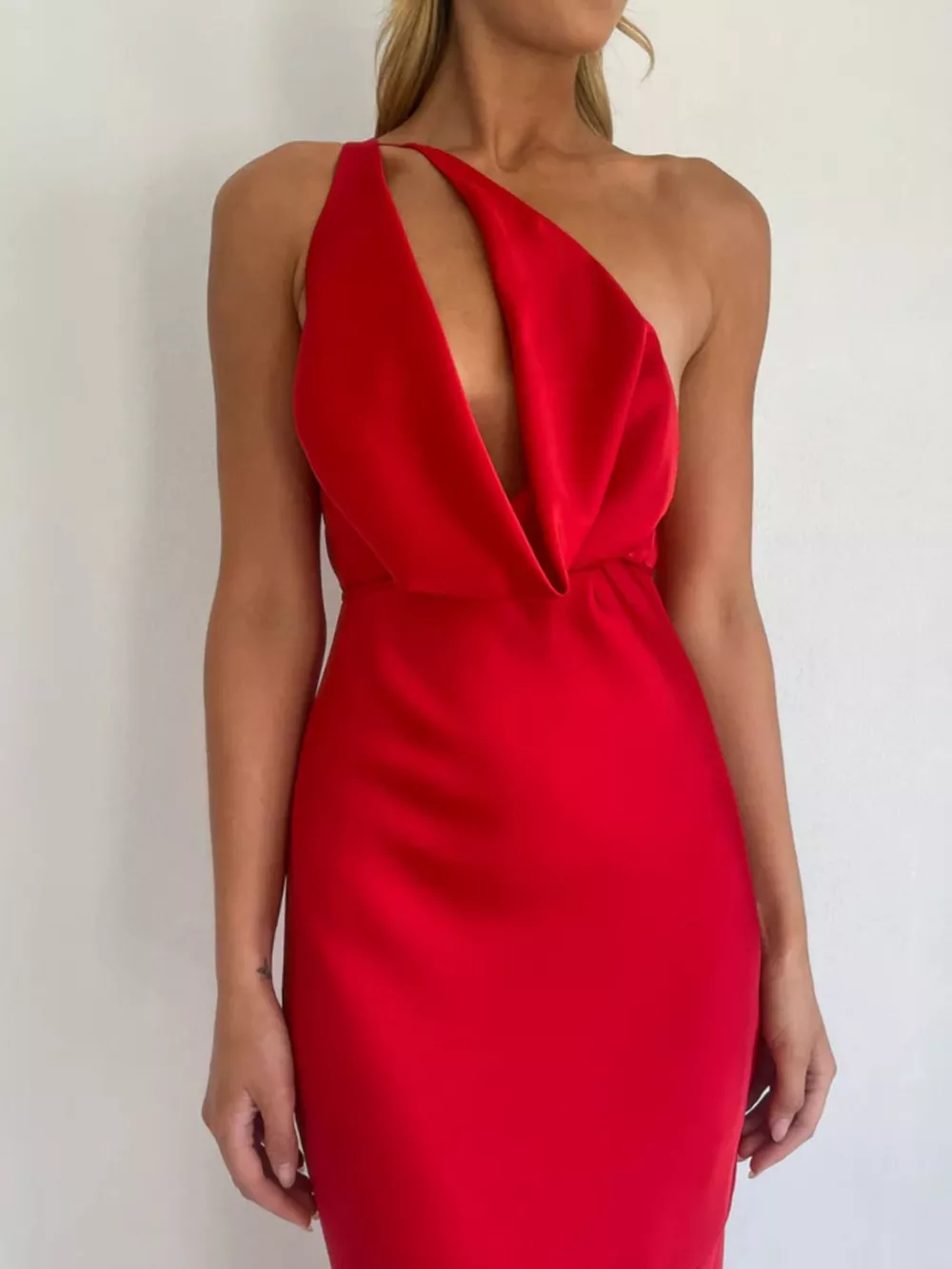 Halter Neck Satin Maxi Dress, image 17