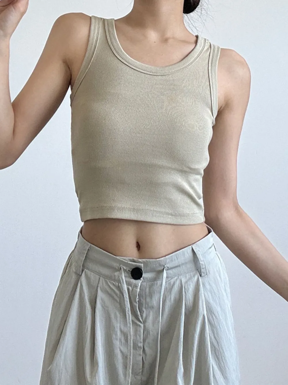 Ribbed Crop Tank Top, image 25