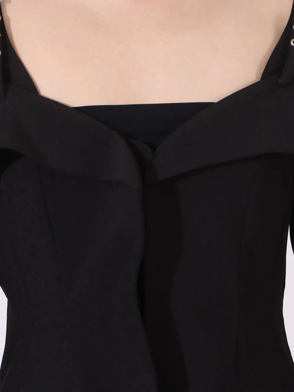Ruffled Cold Shoulder Long Sleeve Outerwear, image 10