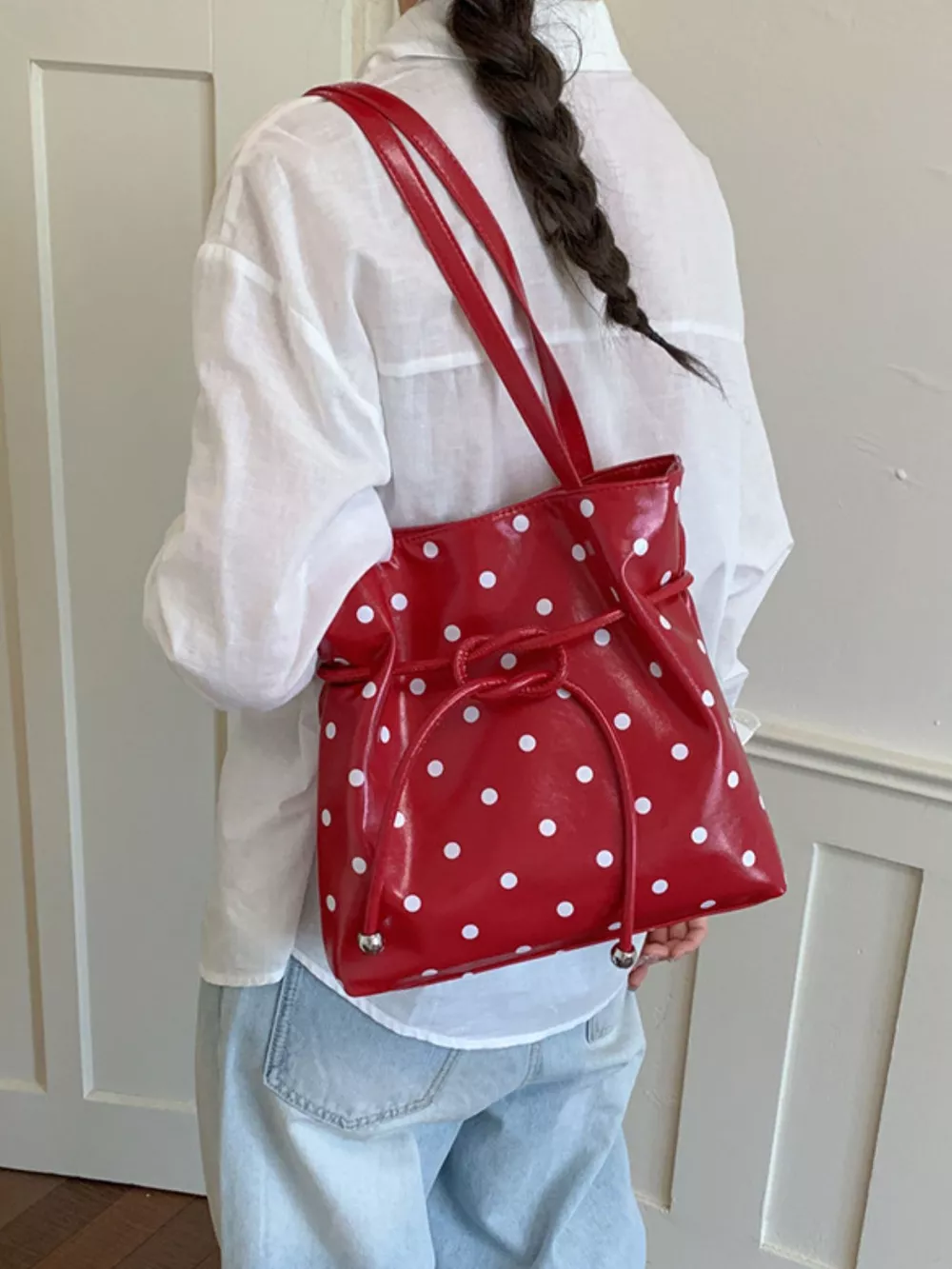 Polka Dot Shoulder Bag, image 5