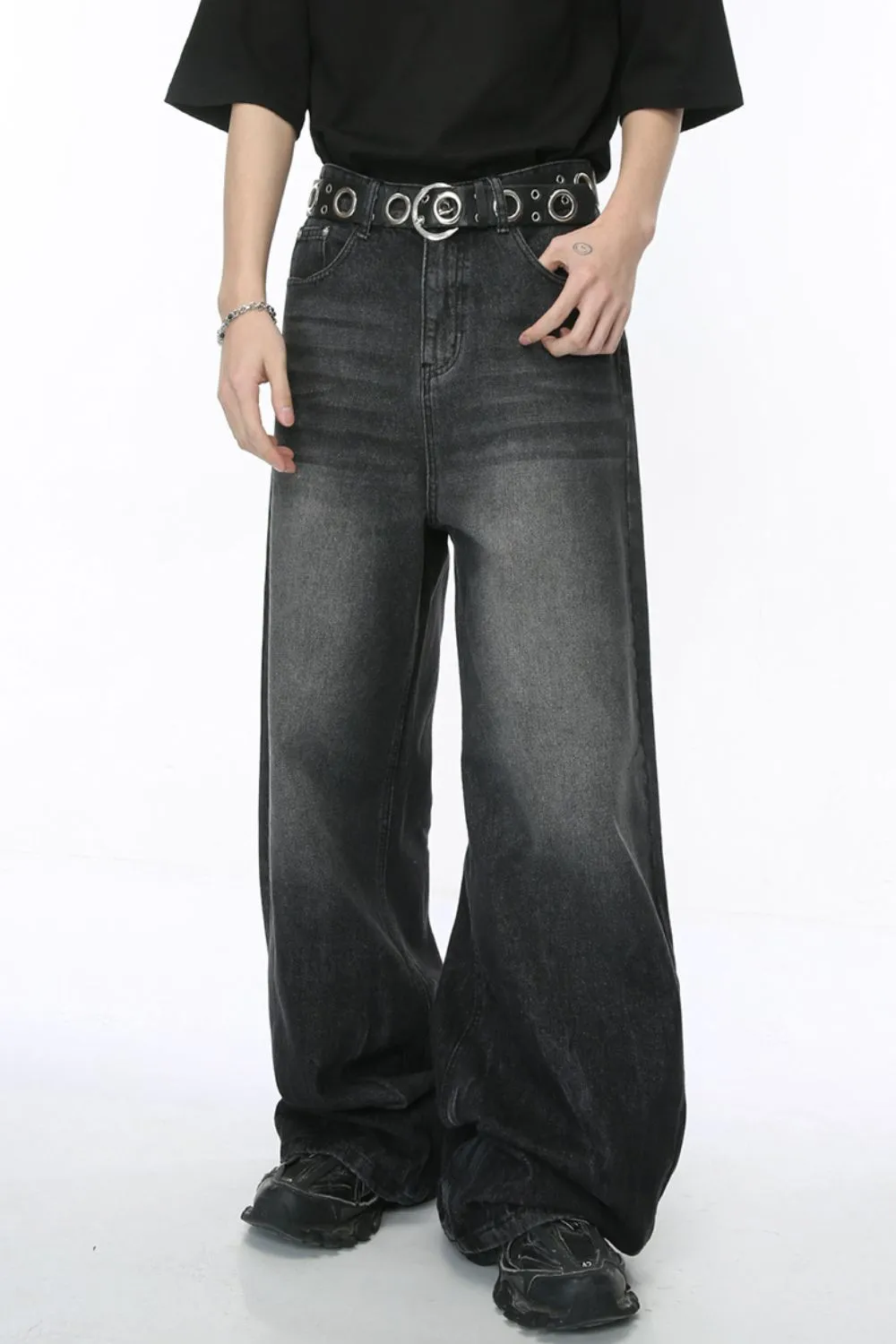 Wide Leg Jeans with Pockets, image 5