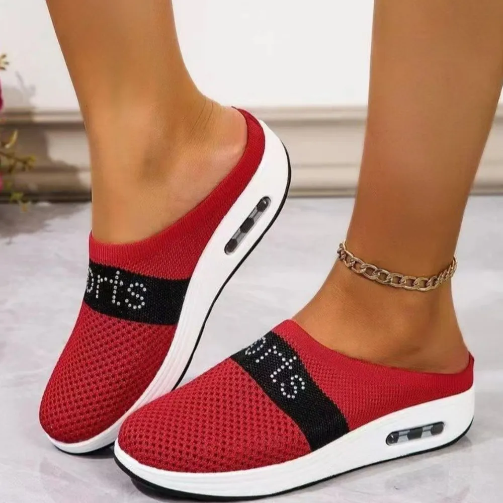 Breathable Mesh Round Toe Sandals, image 7