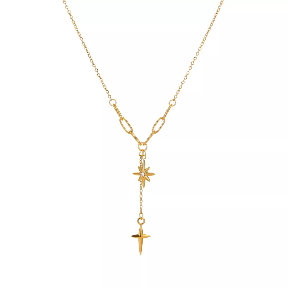 18K Gold-Plated Cross Necklace, image 6